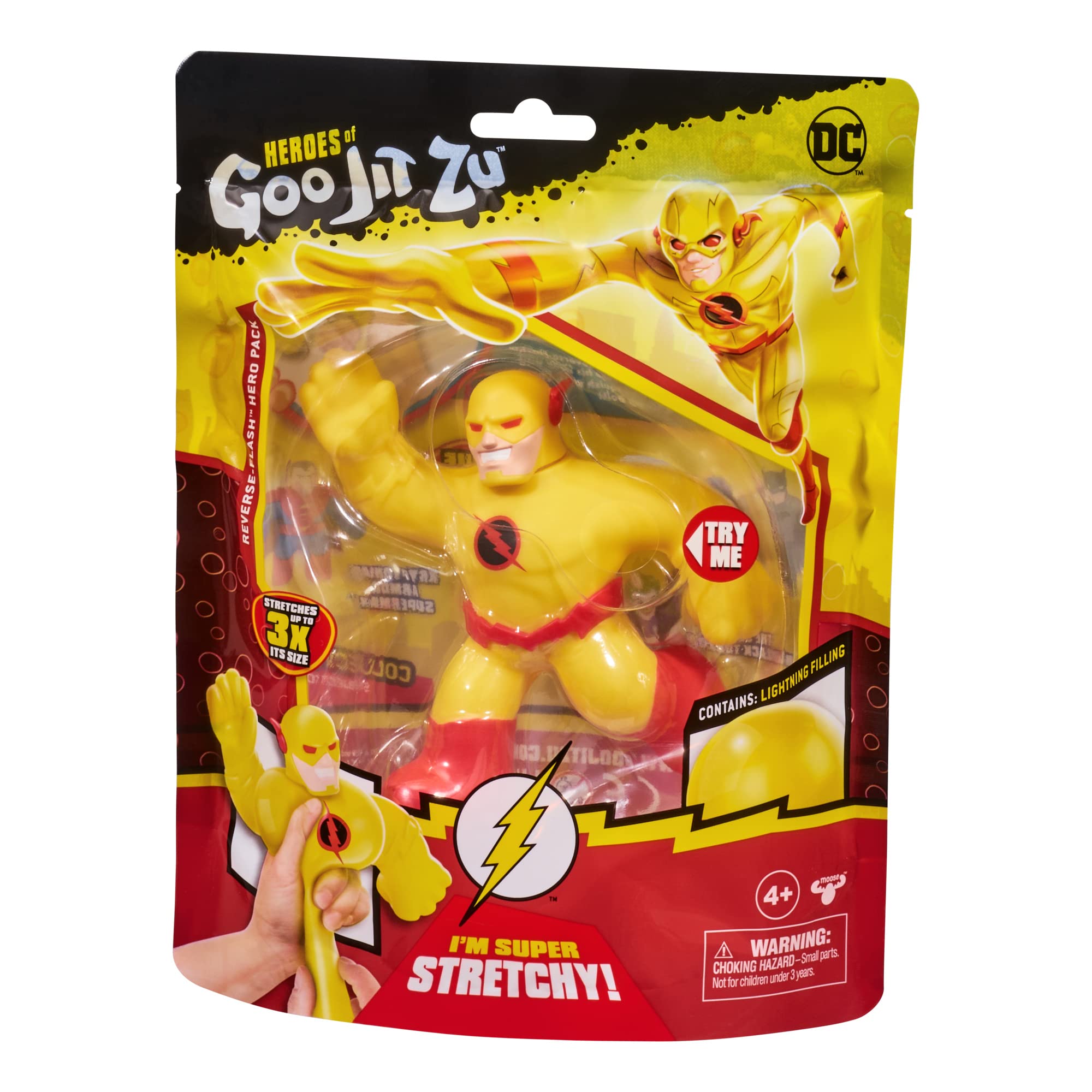 Amazon.com: Heroes of Goo Jit Zu DC S3 Hero PK Reverse-Flash